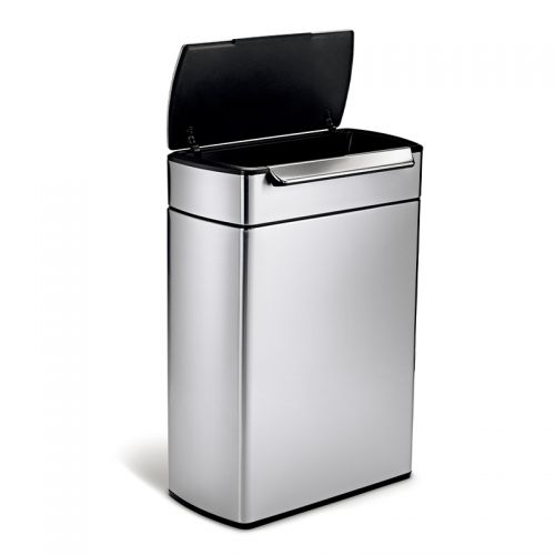 レクタンギュラー タッチバーカン リサイクラー・分別48L CW2018 (Simplehuman シンプルヒューマン) 【送料無料】【代引不可商品】【P5倍】4／21 1:59迄 【ポイント5倍】