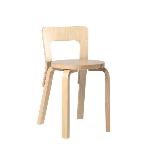 チェア65 バーチ (artek アルテック Carry Away) 椅子 ダイニングチェア ダイニング ダイニング椅子 おしゃれ 在宅ワーク アンティーク 木製 家具 白 ホテル カフェ 【送料無料】【代引不可商品】