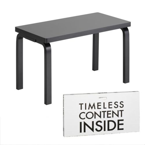 ベンチ153B ソリッドトップ ブラックラッカー (Artek アルテック Carry Away) 【送料無料】【代引不可商品】