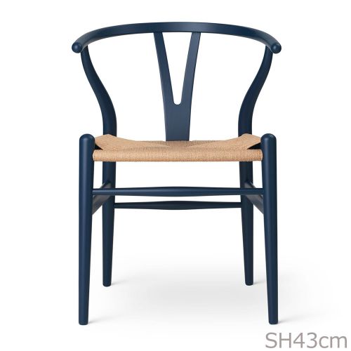 Yチェア CH24 SH43cm SOFT ソフト ブルー 日本サイズ (Carl Hansen & Son カールハンセン＆サン) 【送料無料】【代引不可商品】【P1倍】 【ポイント1倍】