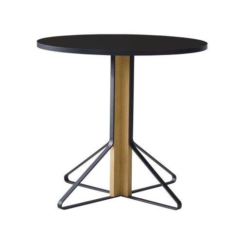 カアリテーブル REB003 ブラックグロッシーラミネート Kaari Table φ80×H74cm (Artek アルテック) 【送料無料】【代引不可商品】|SEMPRE (インテリア家具・雑貨)