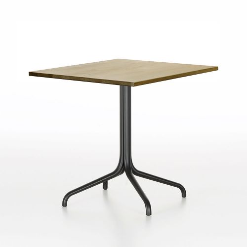 ベルヴィル テーブル スクエア 75&times;75cm ライトオーク&times;ディープブラック インドア用 Belleville Table (vitra ヴィトラ)｜SEMPRE　（インテリア家具・雑貨）
