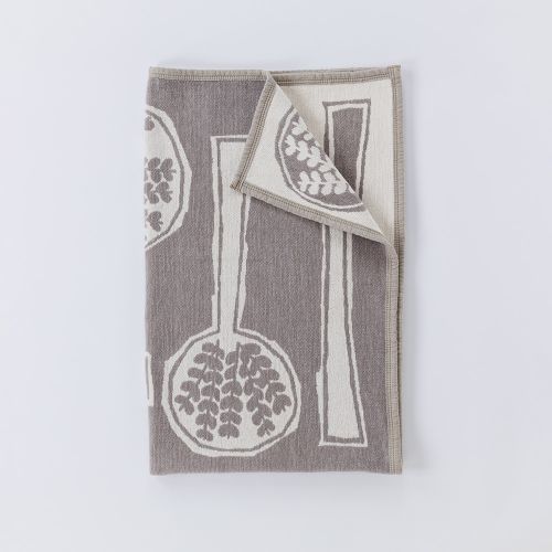クリッパン シュニールコットン シングルブランケット FOREST SPOON 140×180cm グレージュ (KLIPPAN) 【送料無料】【代引不可商品】 28,116円