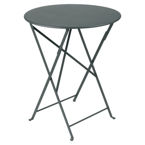 フェルモブ ビストロラウンドテーブル60 ストームグレー 26 (Fermob Bistro) 【送料無料】【代引不可商品】|SEMPRE (インテリア家具・雑貨)