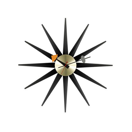 サンバーストクロック ブラック×ブラス Sunburst Clock ネルソンクロック (vitra ヴィトラ) 【送料無料】|SEMPRE (インテリア家具・雑貨)