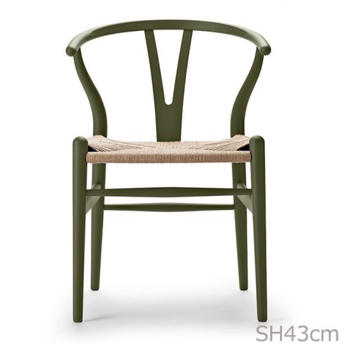 Yチェア CH24 SH43cm SOFT ソフト オリーブグリーン 日本サイズ (Carl Hansen & Son カールハンセン＆サン) 【送料無料】【代引不可商品】【P1倍】 【ポイント1倍】