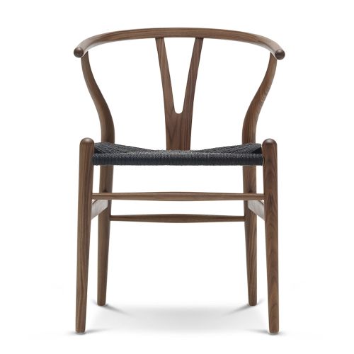 Yチェア CH24 ウォルナット材 オイル仕上げ ブラックペーパーコード (Carl Hansen & Son カールハンセン&サン) 【送料無料】【代引不可商品】【P1倍】 【ポイント1倍】|SEMPRE (インテリア家具・雑貨)