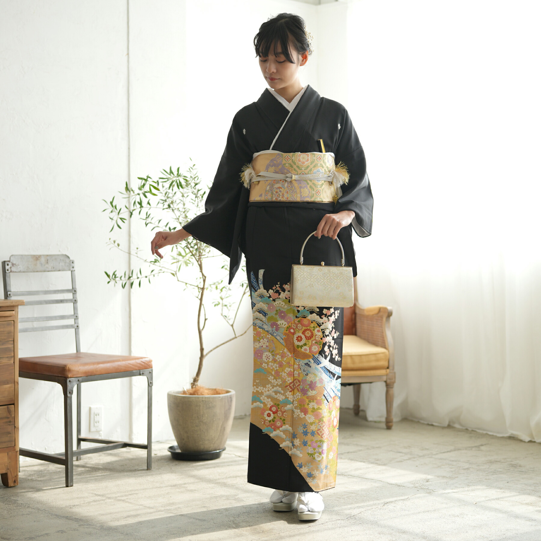 楽天市場】【レンタル】黒留袖レンタル フルセット 桂由美