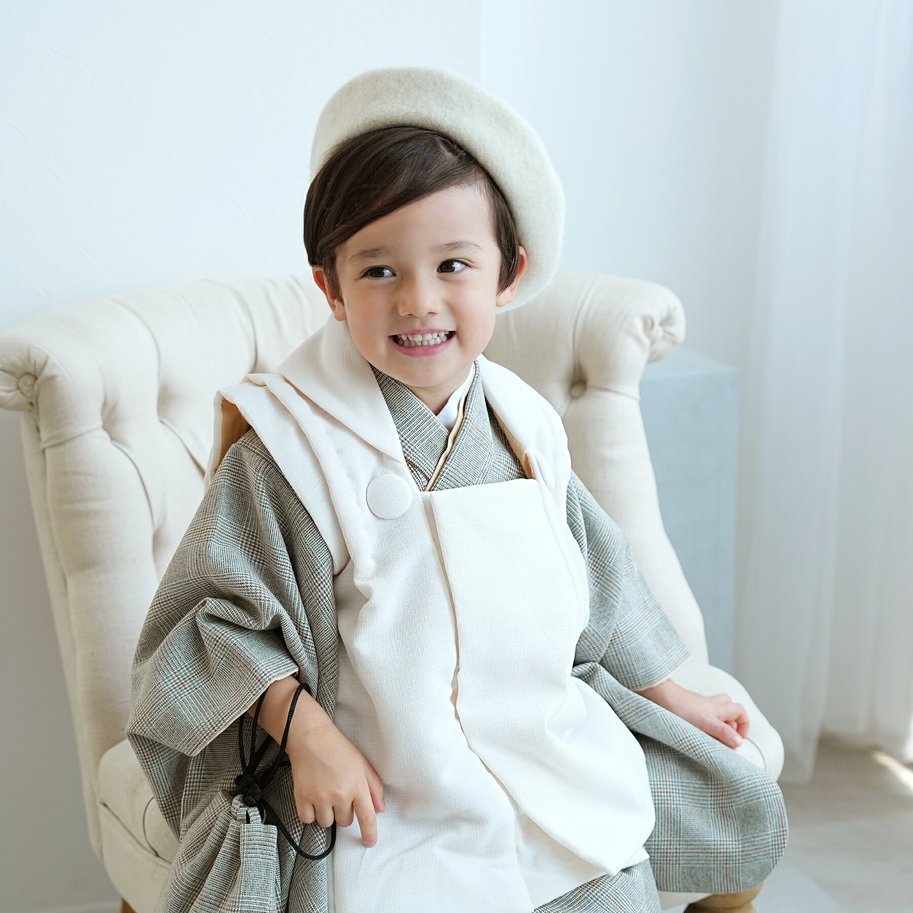 3歳 男の子 七五三セット utatane 88cm-105cm前後　ペイズリー 楽天市場】七五三 3歳 着物 セット 男の子 utatane 88cm-105cm