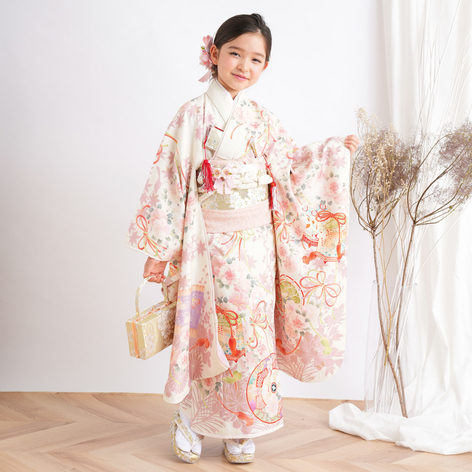 七五三　5歳　着物セット 楽天市場】七五三 着物 7歳 女の子 着物セット 7才 KAGURA