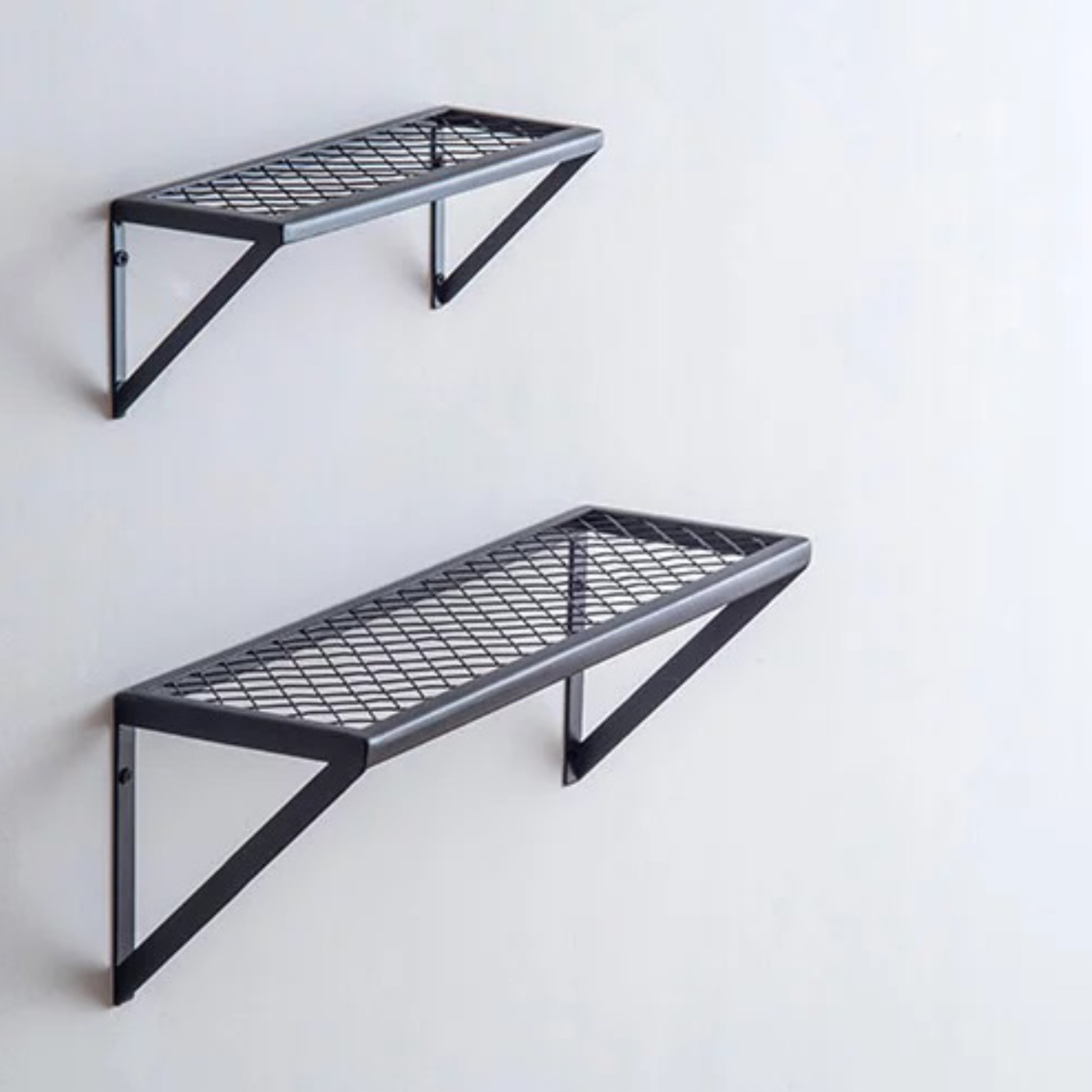 楽天市場】送料無料 スチール ウォールラック 壁掛け式 スチール製