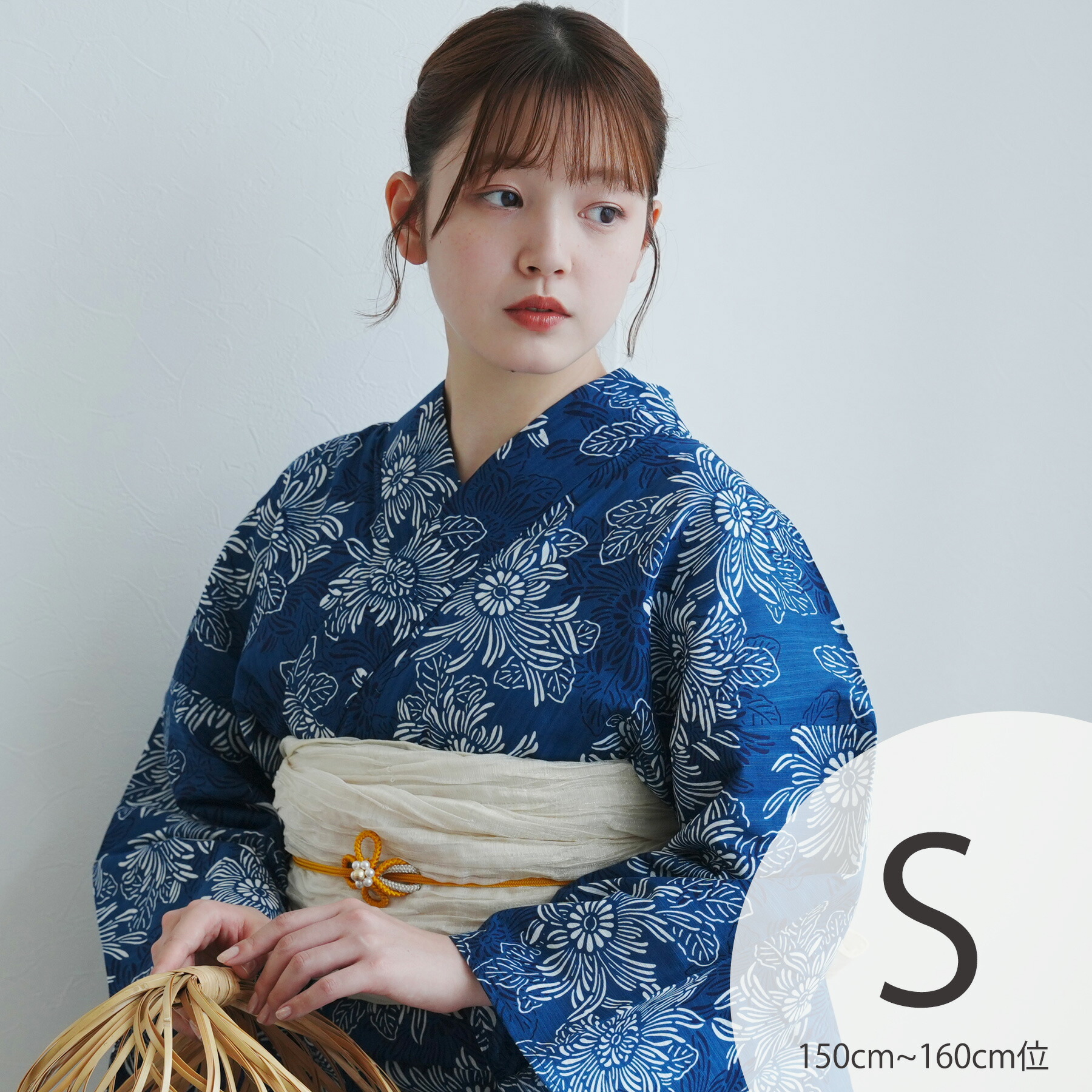 楽天市場】浴衣3点セット (浴衣/帯/下駄) utatane S プチサイズ