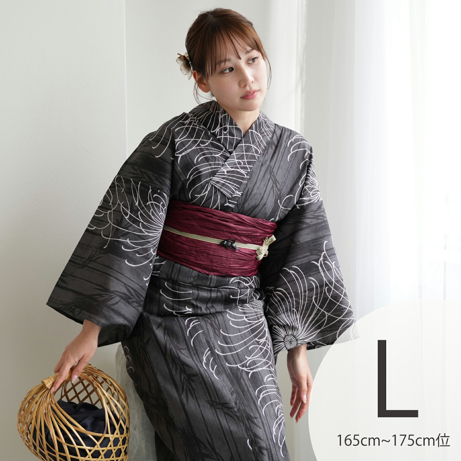 【utatane】新品 高級変わり織 浴衣3点セット 紫茶黒の燦々糸菊 楽天市場】【utatane 高級変わり織 浴衣3点セット 紫茶黒の燦々