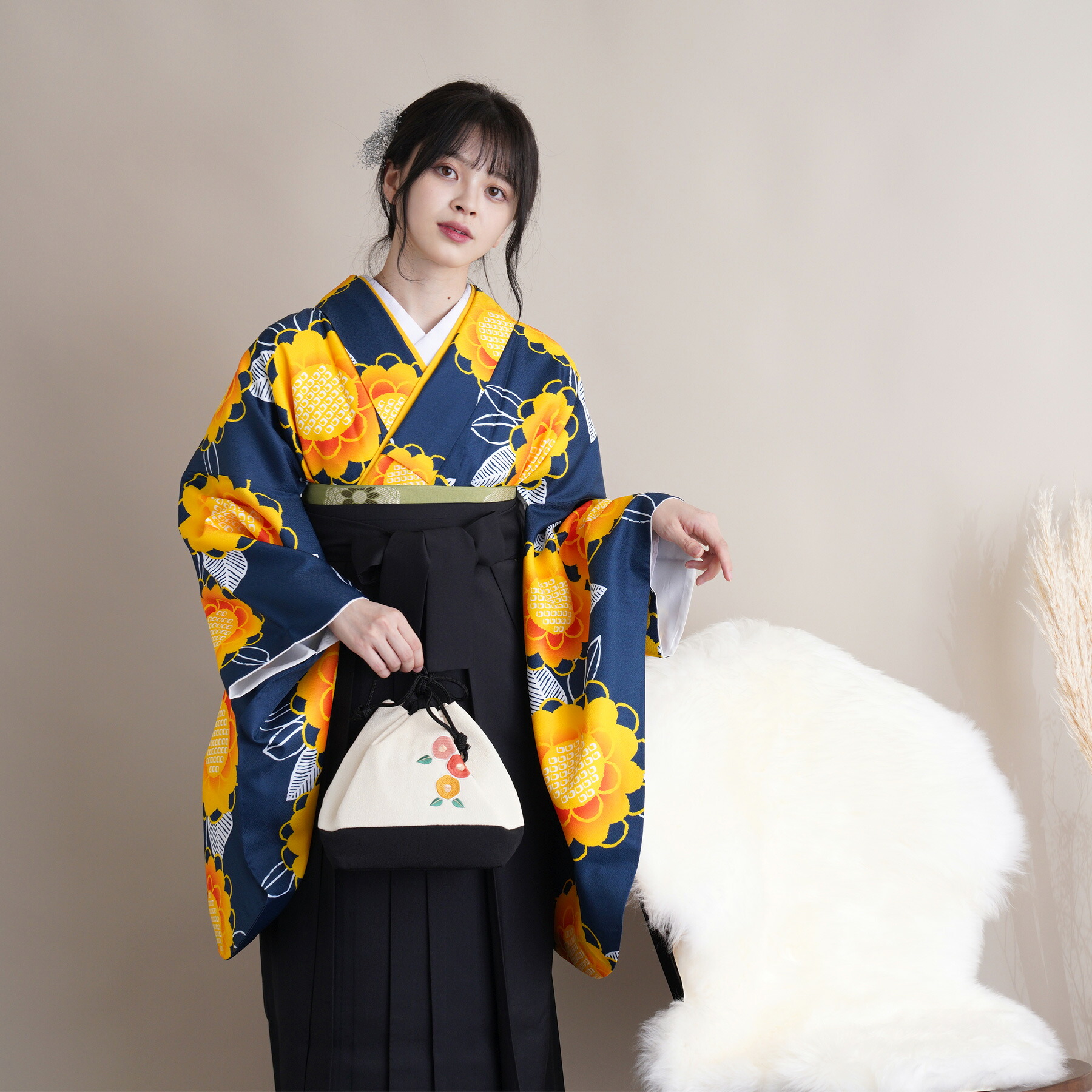 楽天市場】【リサイクル着物】二尺袖着物 単品 袴用 短丈 ひよこ商店 
