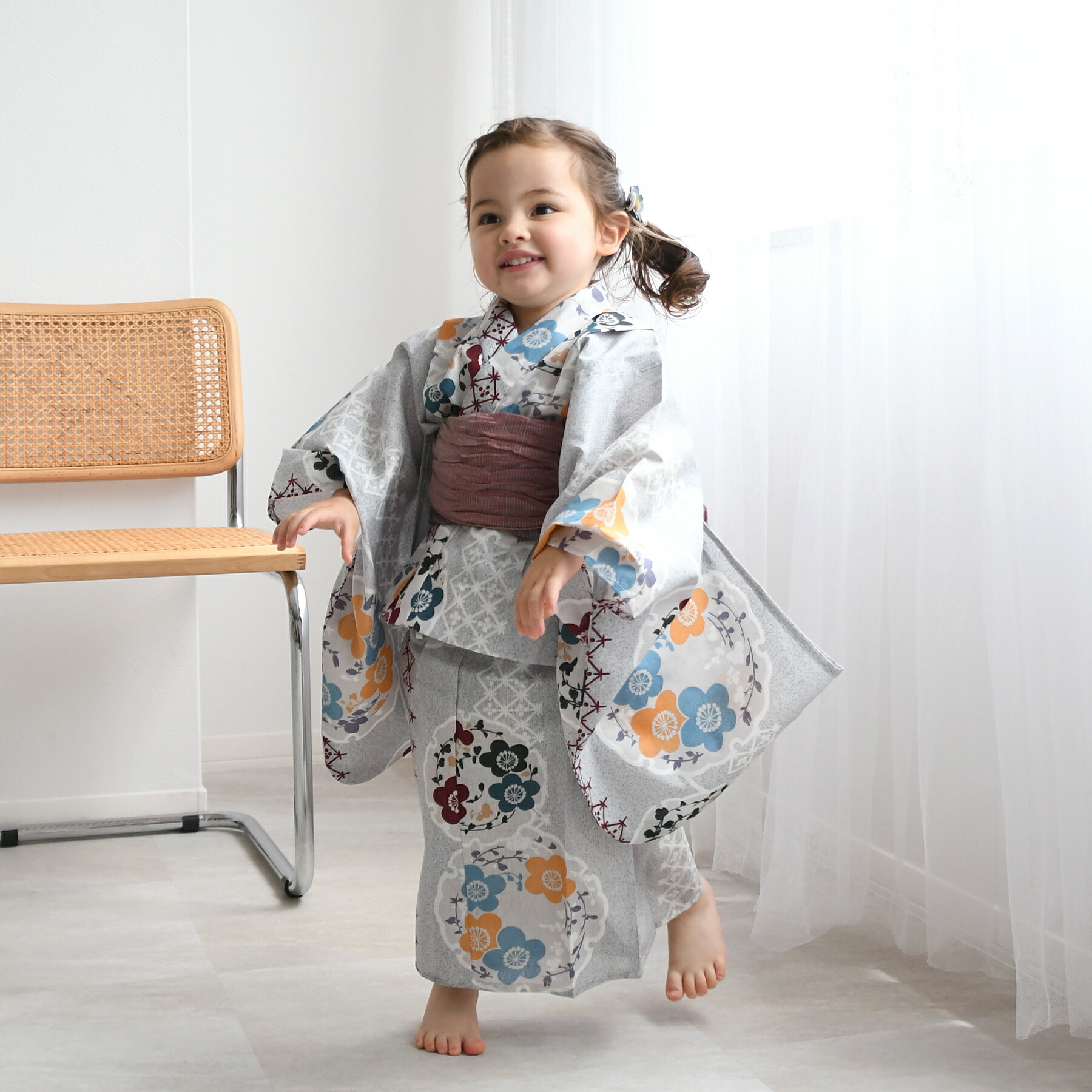 楽天市場】子供 浴衣 3点 セット ( 浴衣 帯 下駄 ) キッズ 女児