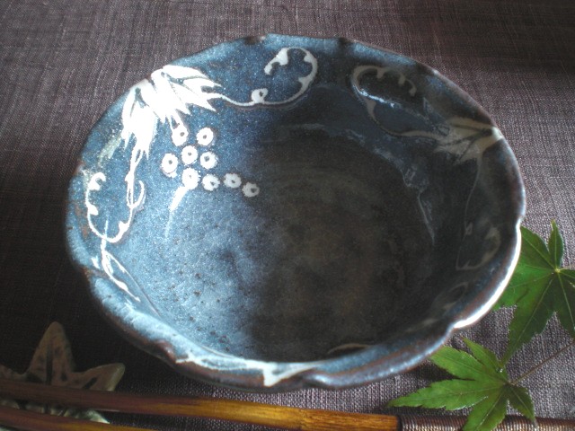 楽天市場】小鉢 □ 玉山窯・監修玉置保夫/総織部菊楕円小鉢(1鉢