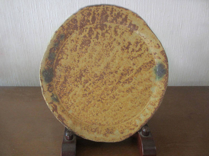 大皿 ■ 陶芸作家 浜田純理作 黄瀬戸 山柿 尺楕円皿 【和食器】【ギフト】｜織部の器／千瓢