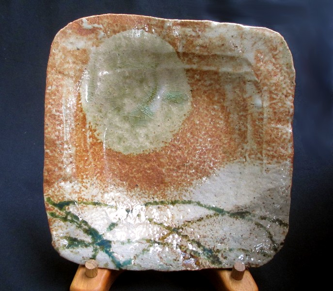 楽天市場】角皿 □ 早蕨窯・佐藤和次 織部四方 角皿 五柄セット ギフト 楽天市場】角皿 □ 早蕨窯・佐藤和次 織部四方 角皿 五柄セット ギフト