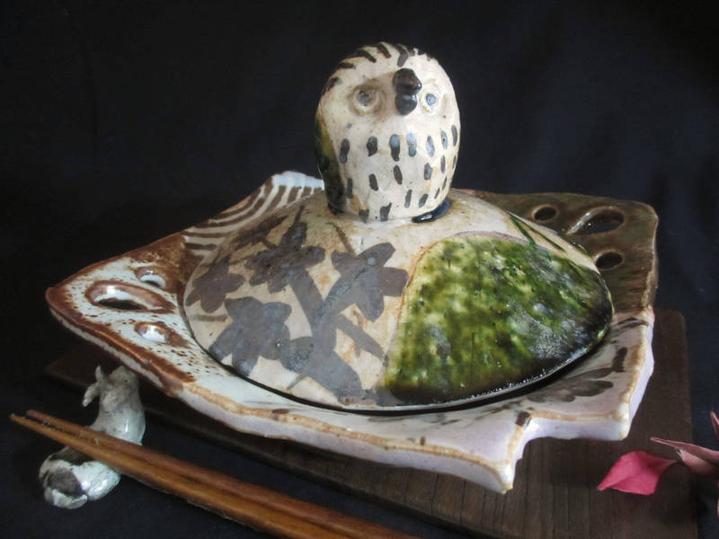 楽天市場】土鍋 □ 佐藤和次 黒織部 蟹文 土鍋(大) (4〜5人用) ギフト