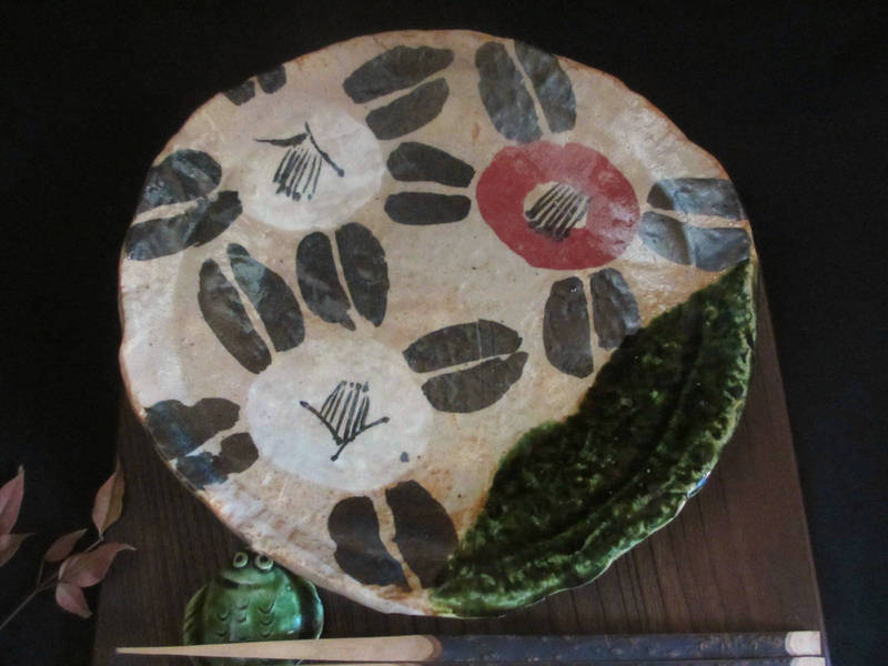 佐藤和次　　織部　　皿 佐藤和次｜美濃焼｜織部焼｜新潟 美術工芸備前