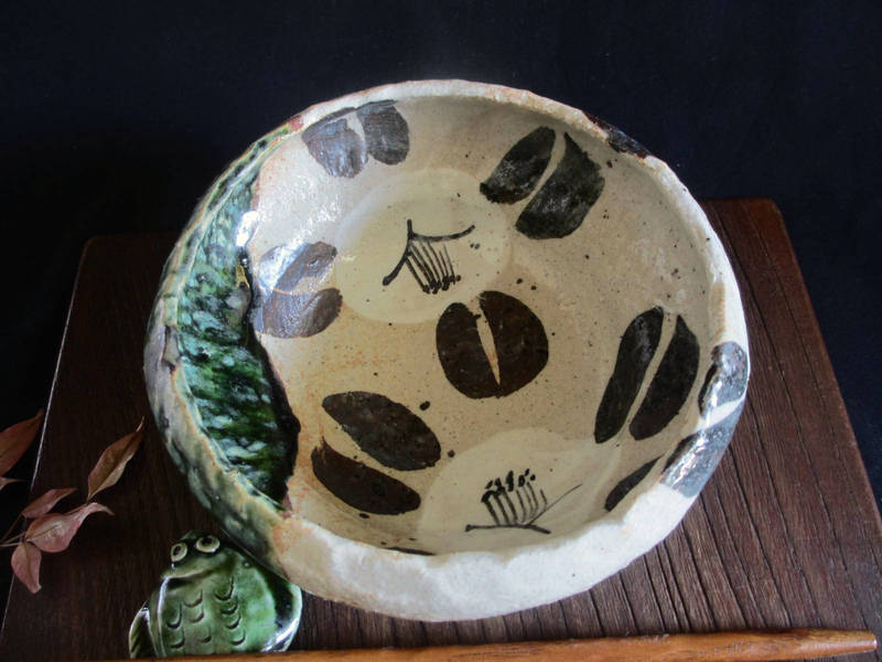 織部蟹文鉢(5個)(佐藤和次 作) 楽天市場】酒器○陶芸作家 佐藤和次作 織部 蟹文 片口 ギフト 和食器