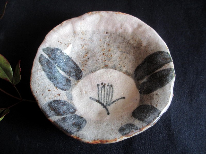 楽天市場】丸皿 □ 佐藤和次作 織部 蟹文 五寸皿 ギフト 和食器 : 織部