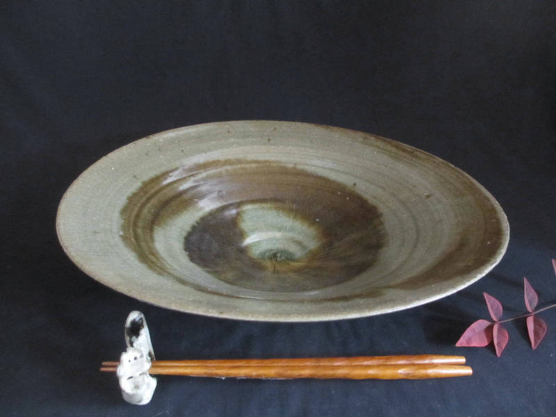大鉢 ■ 角田武之作 粉引 貝灰釉 尺一寸大鉢 (貼箱入) ギフト 和食器