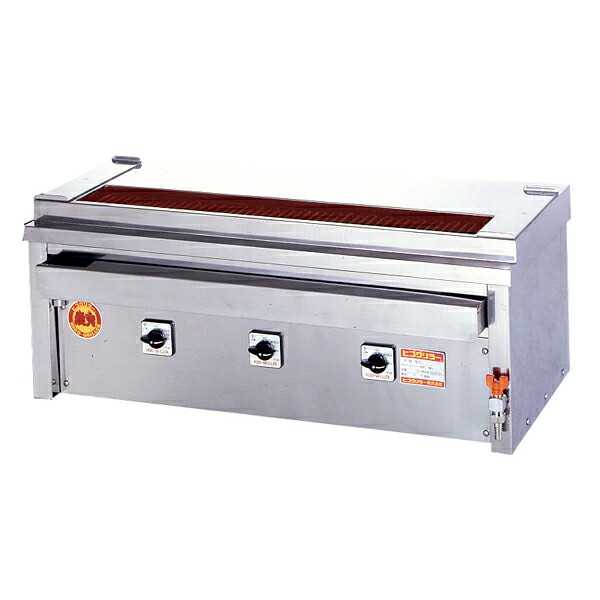 【代引不可・直送】ヒゴグリラー 焼鳥大串専用手合い (卓上型) 3P-212XWC