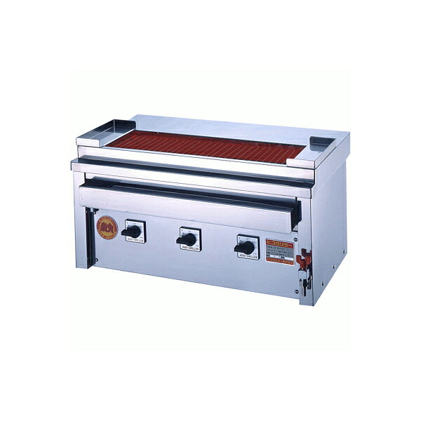 【代引不可・直送】ヒゴグリラー 焼鳥大串専用手合い (卓上型) 3P-210DC