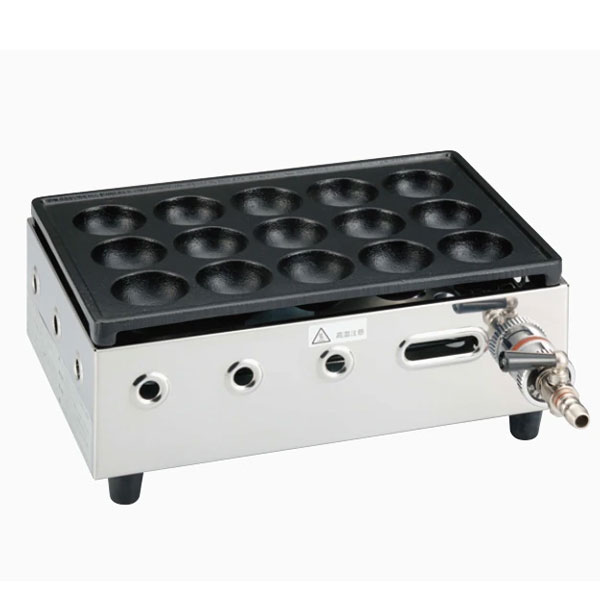 ガス高級ジャンボたこ焼器 大玉 (24穴) Y-20B 山岡金属工業 ヤマキン ジャンボたこ焼器 大玉 24穴 Y-20B ※ガス種のご