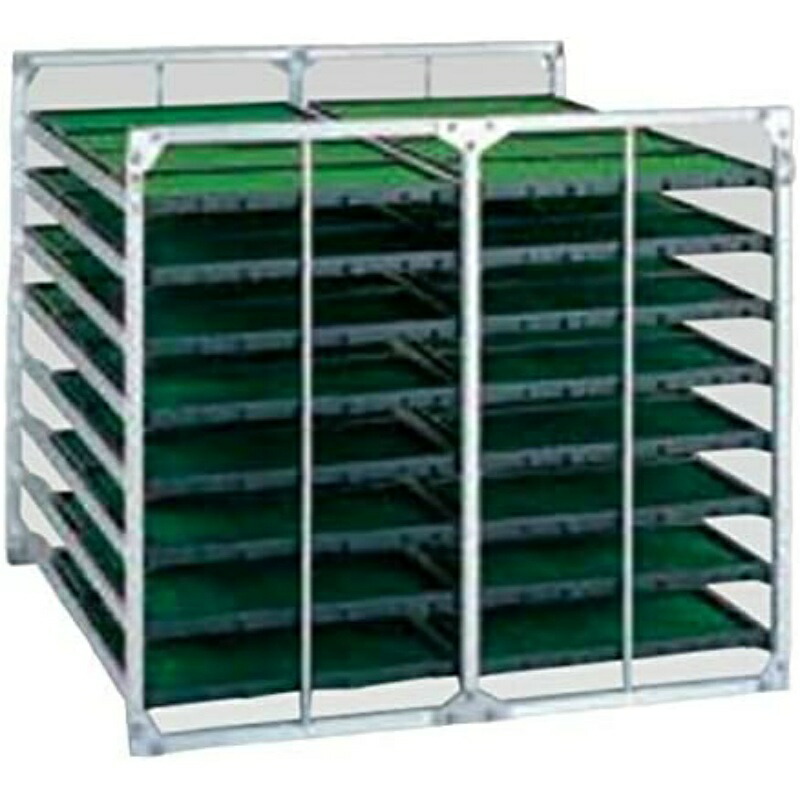 楽天市場】【個人OK】アルミス アルミ水平式育苗棚 80枚用 SH-80N