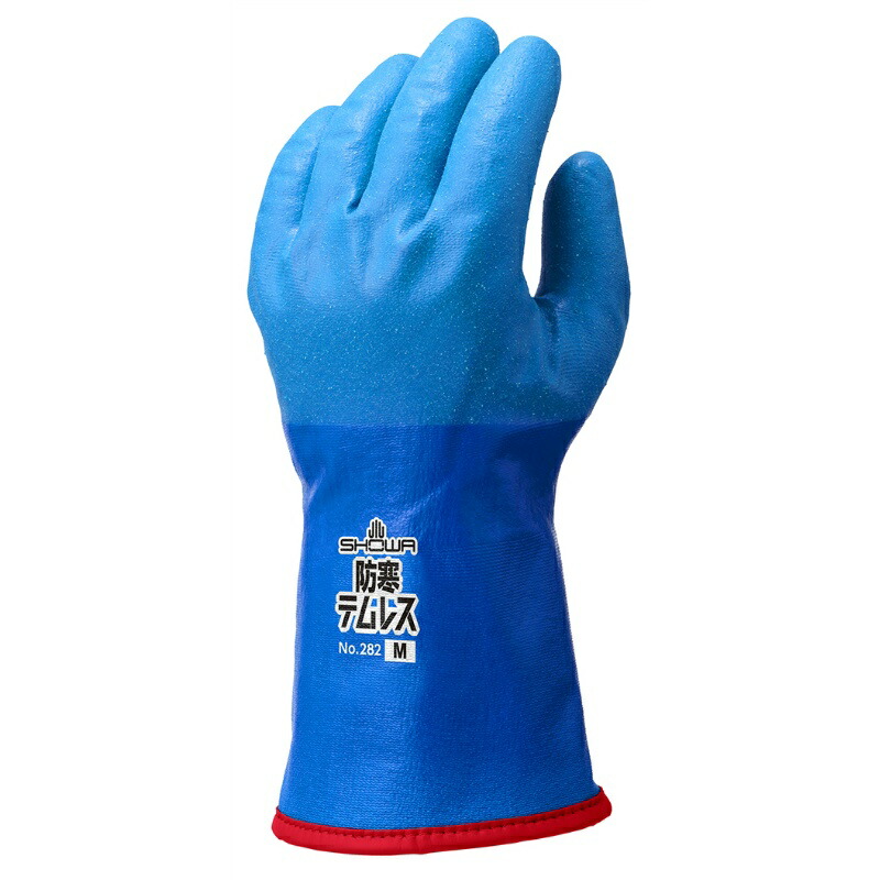 【百貨店SALE2％OFFcoupon9日11時まで】【1入れもの60双入】透湿雨合羽・防寒グローブ 防寒テムレス シームレスグローブ スベリ打ち切り No.282 ショーワ地球儀 SHOWA ポリウレタン上塗り 後ろ側ボア産業した透湿雨合羽・防寒グローブ