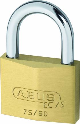 ABUS 南京錠 真鍮 EC75/30KA EC75/40KA EC75/50KA EC75/60KA EC75/30KD EC75/40KD EC75/50KD EC75/60KD 同一キー ディンプルシライイダー (キー3本付) アバス 日本ロックサービス
