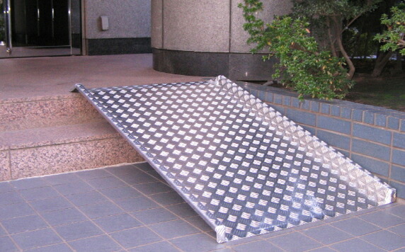 段差プレート スロープ 段差スロープ 段差解消スロープ アルミスロープ Ra0 段差解消 段差マット バリアフリー バリア フリー 介護 車椅子 車いす 車 自転車 縁石 玄関 階段 ミスギ Misugi 仙台銘板 Raisethemupfoundation Org