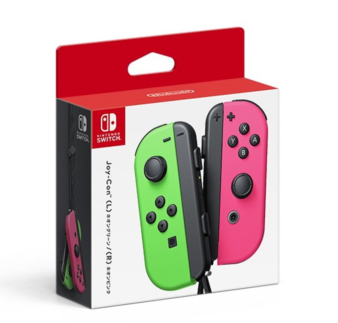 【楽天市場】【新品】Switch用コントローラー Joy-Con(L)ネオングリーン/(R)ネオンピンク 任天堂：仙台ホークス