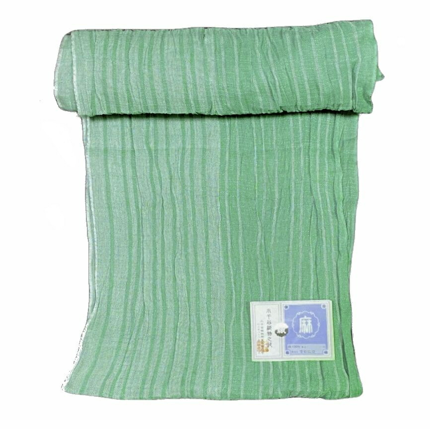 楽天市場】【吉新織物謹製】小千谷縮麻兵児帯 No.004 鮮やかな青色