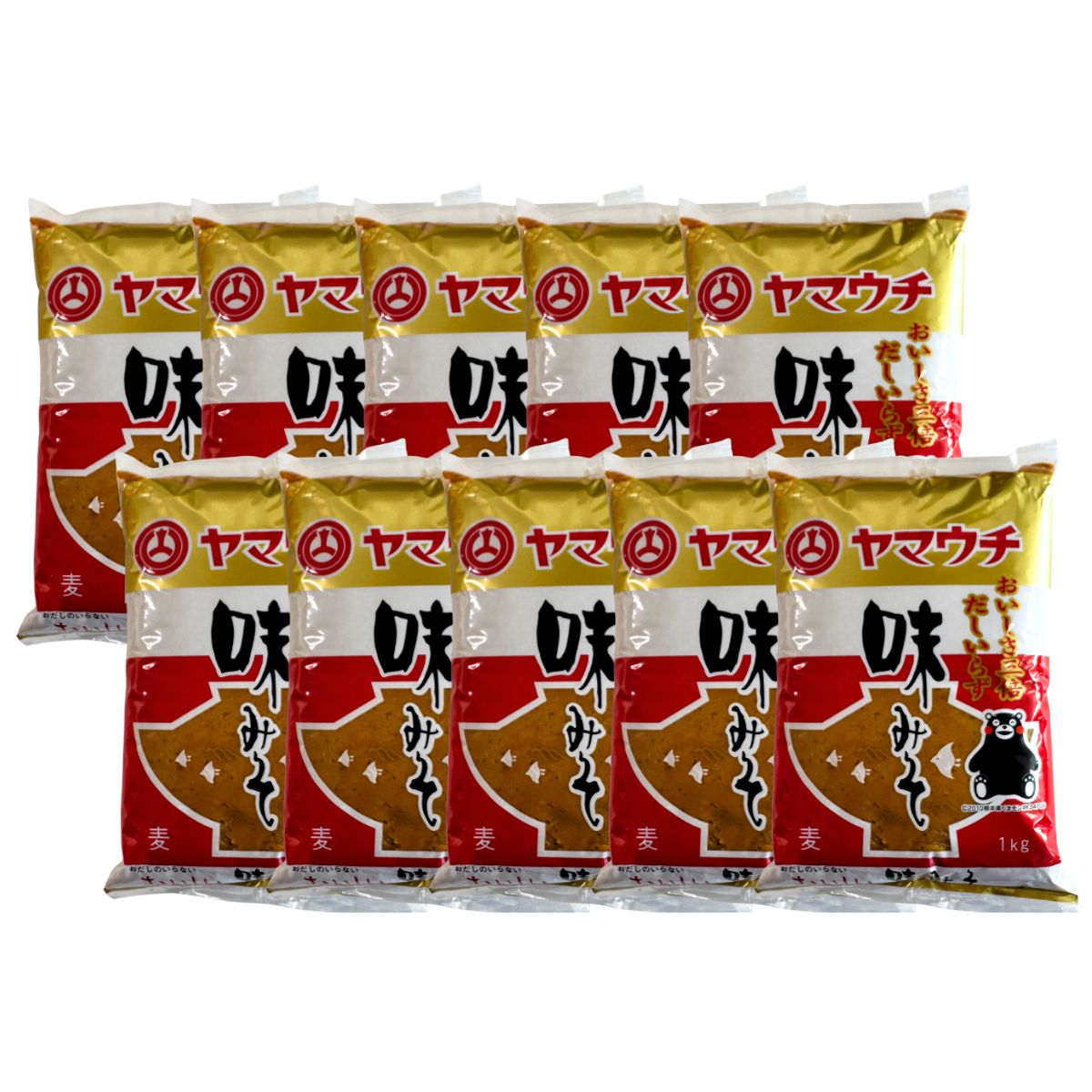 山内本店 味みそ 1kg×10袋入 送料無料 熊本 九州みそ 山内本店 麦みそ 味噌 九州味噌 九州 味噌汁 発酵食品