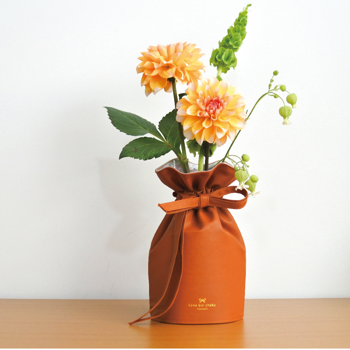 楽天市場 送料無料 花瓶 花巾着 フラワーベース 花器 一輪挿し 割れない 軽量 Mサイズ N O L