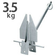 鉄製　ダンホース型アンカー　3.5kg