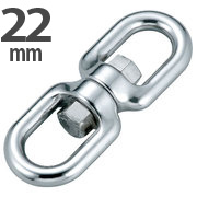 ステンレス製　スイベル　より戻し　22mm