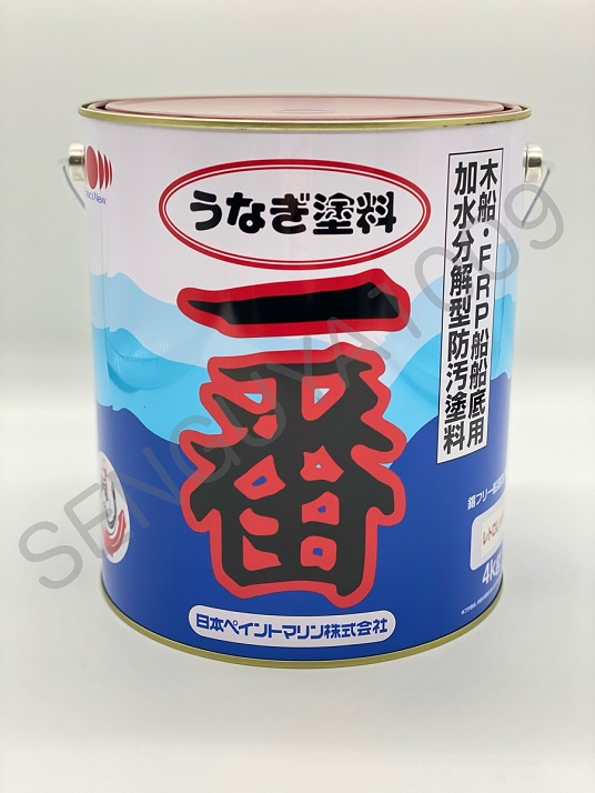 中国塗料 あっぱれ 赤 レッド 4kg ヘコミ缶 日本ペイント ⑨-