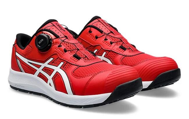 安全靴 CP219 BOA アシックス 1273A092 ウィンジョブ 600 クラシックレッド&times;ホワイト asics 作業靴 セーフティーシューズ 3色展開｜SENGUYA1009 11,801円