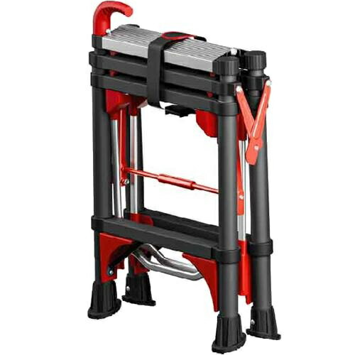 【製造会社直送品】【代引っ張ること直送不可】アル仕損ない パウダーコンパクト伸縮専用脚立 ４段 ALT-SSK04