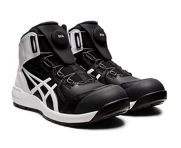 安全靴 CP304 BOA アシックス 1271A030 ウィンジョブ 001 ブラック×ホワイト asics 作業靴 セーフティーシューズ 4色展開
