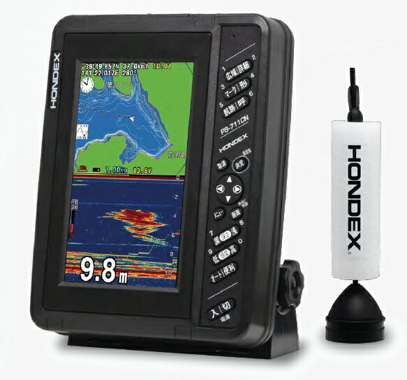 HONDEX PS-711CN 魚群探知機 ワカサギパック　 ホンデックス 魚探 ポータブル