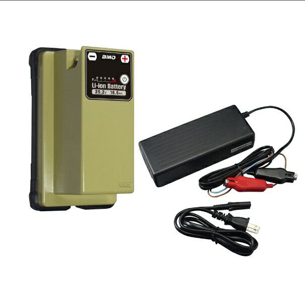 10Z0011 リチウムイオンバッテリー 25.2V 16.5Ah 乾電池\u0026申し受ける器書き割り ビーエムオージャパン BMO JAPAN