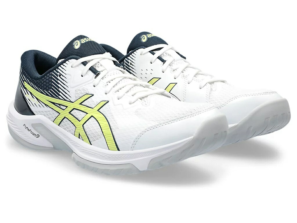 asics - アシックス 4550457354059 1073A057 BEYOND FF W BEYOND FF | WHITE/MAKO BLUE | メンズ インドアスポーツ