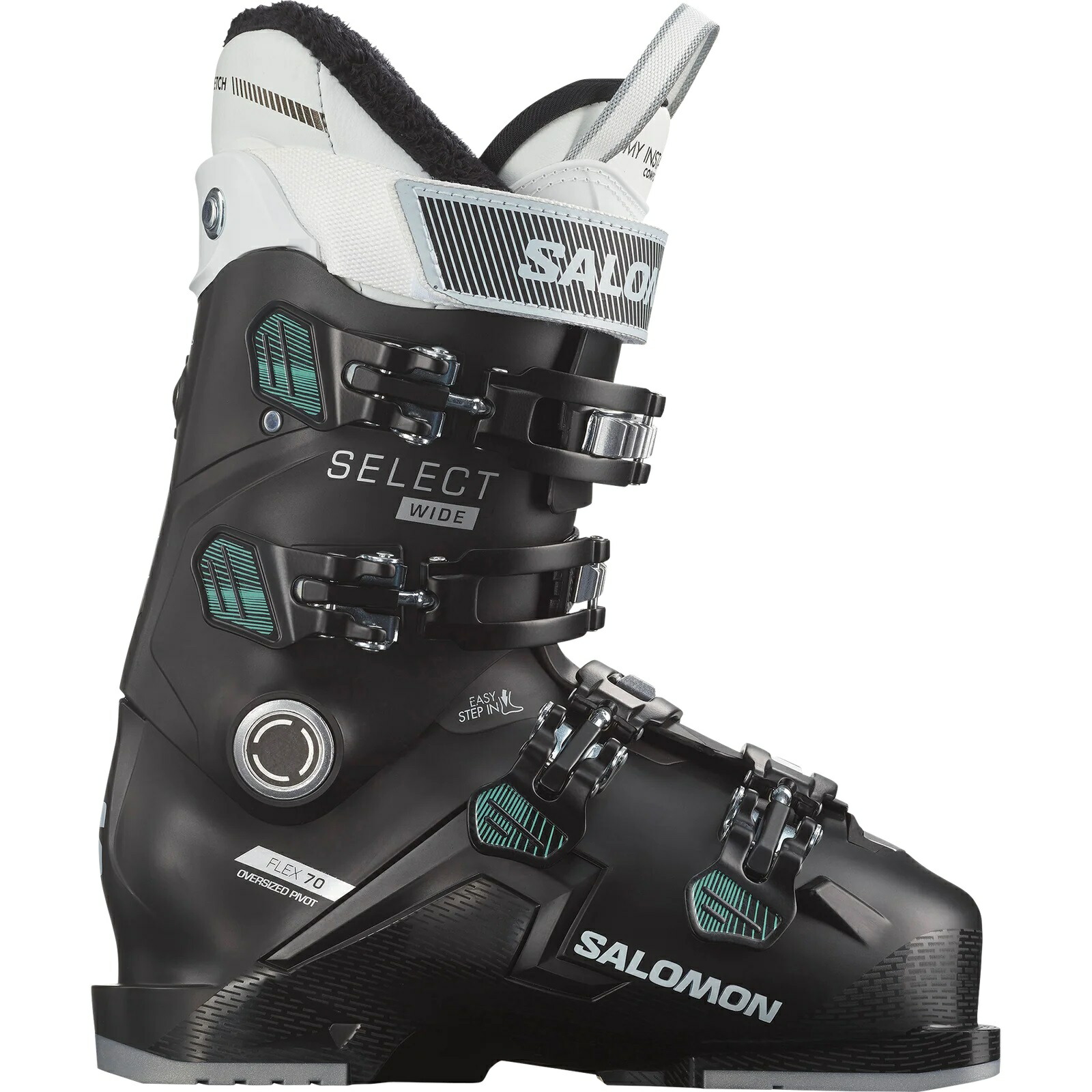2024-2025 SALOMON ALP. BOOTS SELECT 70 W WIDE Bk/Sprmnt/Wh L47343300