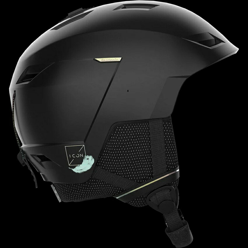 SALOMON HELMET ICON LT Black L41160100 スキーヘルメット|鮮一 店