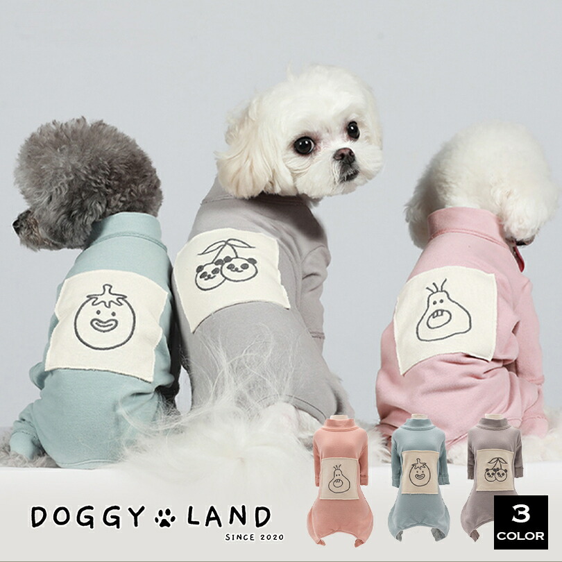 犬服 ドッグウェア 部屋着 犬 服 犬の服 Cheepet チーペット ドギーランド Doggyland 秋冬 冬 送料無料 おしゃれ かわいい ブランド チワワ ミニチュアダックス トイプードル ダックス パジャマ カバーオール 柔らか 抜け毛予防 ワンポイント ペット服 ペット用品 国内発送